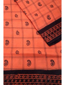 PL COTTON SAREES WITH WAX DOT PRINT DESIGNS