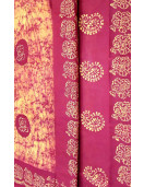 PL COTTON SAREES WITH SOLID WAX CRACK DESIGNS