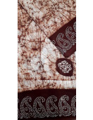 PL COTTON SAREES WITH SOLID WAX CRACK DESIGNS