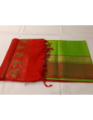 SOFT SILK SAREE WITH BLOUSE
