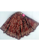 PL COTTON SAREES WITH WAX DOT PRINT DESIGNS