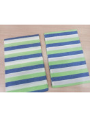 BEDSHEET STRIPE 90X108 2 PILLOW COVER