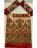 BEDSHEET JAIPUR PRINTED 60X90 2 PILLOW COVER