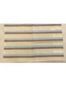 BEDSHEET STRIPE 72X100 2 PILLOW COVER