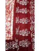 PL COTTON SAREES WITH SOLID WAX CRACK DESIGNS