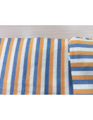 BEDSHEET STRIPE 90X108 2 PILLOW COVER