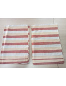 BEDSHEET STRIPE 90X108 2 PILLOW COVER