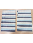 BEDSHEET STRIPE 90X108 2 PILLOW COVER