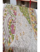 KALAMKARI PRINTED COTTON SAREE