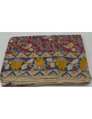 KALAMKARI PRINTED COTTON SAREE