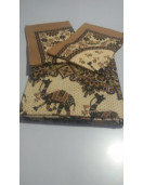 BEDSHEET JAIPUR PRINTED 90X108 2 PILLOW COVER