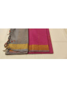 SOFT SILK SAREE WITH BLOUSE