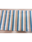 BEDSHEET STRIPE 90X108 2 PILLOW COVER