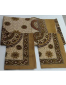 BEDSHEET JAIPUR PRINTED 90X108 2 PILLOW COVER