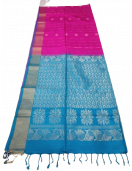 SOFT SILK SAREE WITH BLOUSE