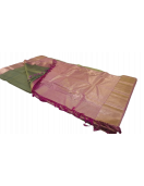 ARNI SILK HALF FINE ZARI SAREE WITH BLOUSE