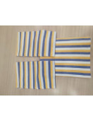 BEDSHEET STRIPE 90X108 2 PILLOW COVER