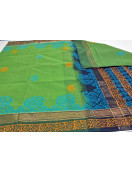 MANAMEDU BLOCK PRINTED SAREES WITH BLOUSE