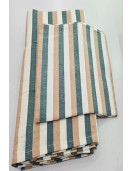 BEDSHEET STRIPE 90X108 2 PILLOW COVER