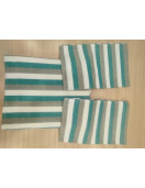 BEDSHEET STRIPE 90X108 2 PILLOW COVER
