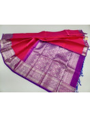 ARNI SILK HALF FINE ZARI SAREE WITH BLOUSE