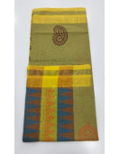 PL Salem Sarees Hand Block Printed Saree