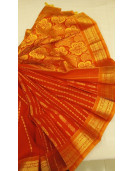 THIRUBHUVANAM HF ZARI SILK SAREE 550 MTS