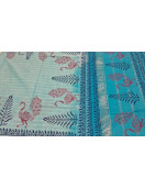 MANAMEDU BLOCK PRINTED SAREES WITH BLOUSE