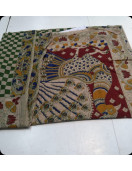 KALAMKARI PRINTED COTTON SAREE