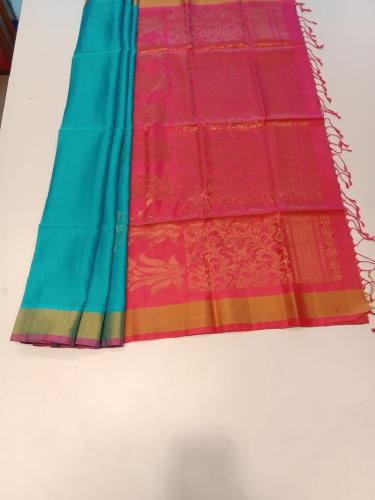SOFT SILK SAREE WITH BLOUSE