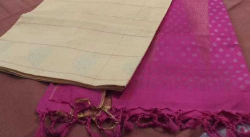 SOFT SILK SAREE WITH BLOUSE