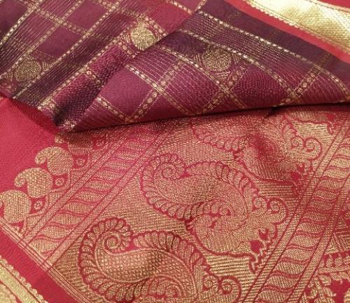 SAREES KPM SILK WITH BLOUSE