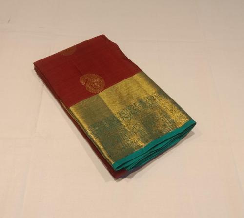 ARNI SILK HALF FINE ZARI SAREE WITH BLOUSE