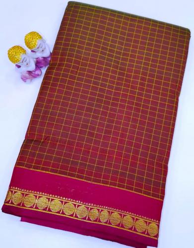 ARNI SILK HALF FINE ZARI SAREE WITH BLOUSE