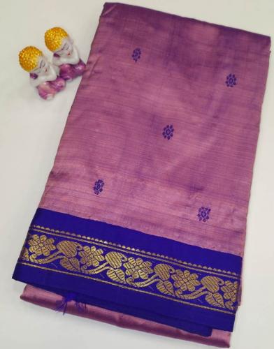 ARNI SILK HALF FINE ZARI SAREE WITH BLOUSE