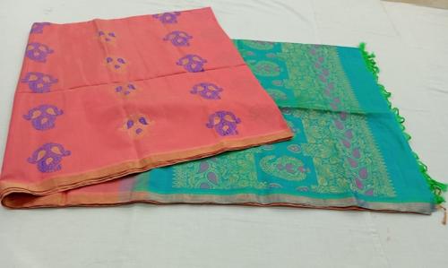 SOFT SILK SAREE WITH BLOUSE