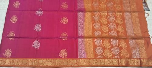 SOFT SILK SAREE WITH BLOUSE