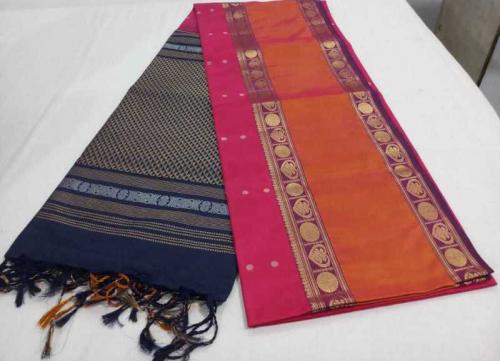 SOFT SILK SAREE WITH BLOUSE