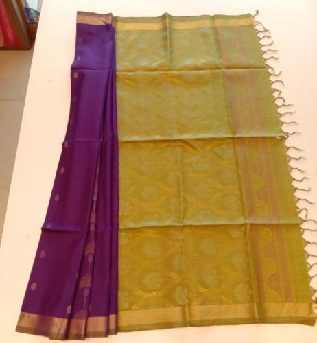 SOFT SILK SAREE WITH BLOUSE