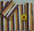 BEDSHEET STRIPE 90X108 2 PILLOW COVER
