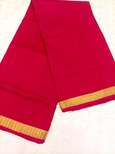 ARNI SILK HALF FINE ZARI SAREE WITH BLOUSE