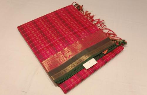 PMK 1000 BUTTA SILK COT SAREES