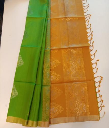 SOFT SILK SAREE WITH BLOUSE