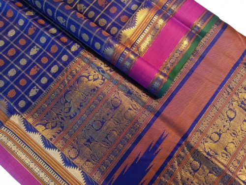 PMK 1000 BUTTA SILK COT SAREES