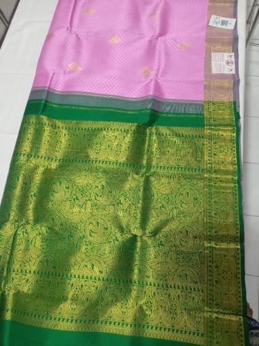 ARNI SILK HALF FINE ZARI SAREE WITH BLOUSE