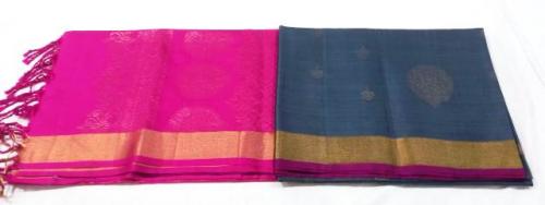 SOFT SILK SAREE WITH BLOUSE