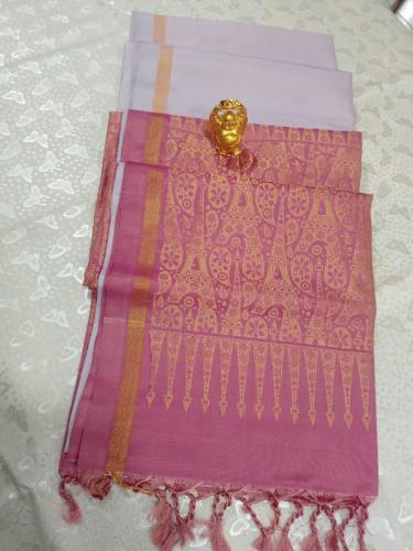 SOFT SILK SAREE WITH BLOUSE