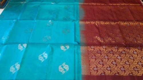 SOFT SILK SAREE WITH BLOUSE