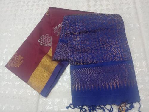 SOFT SILK SAREE WITH BLOUSE