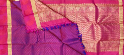 SAREES KPM SILK WITH BLOUSE